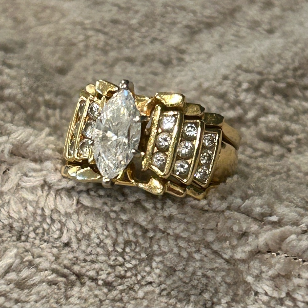Cubic Zirconia Wedding Ring